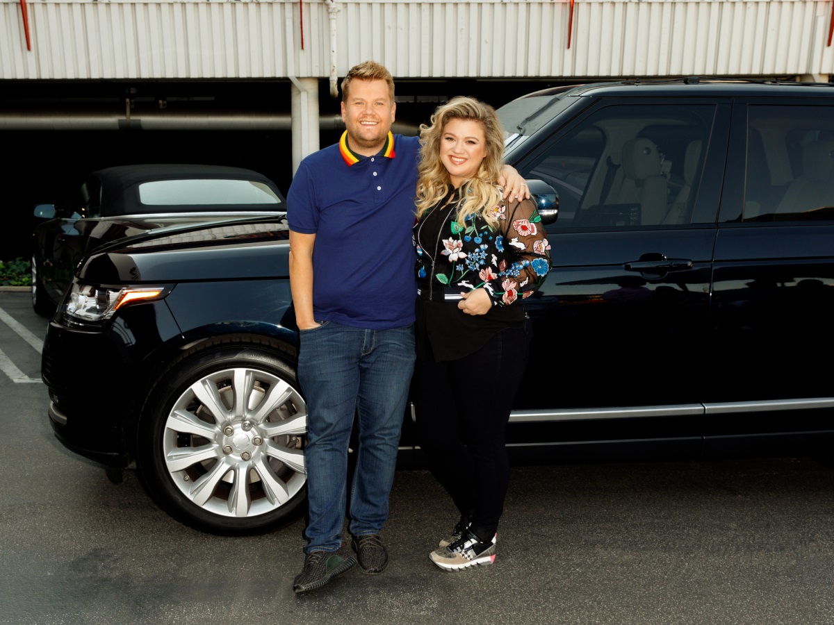 Kelly Clarkson Grooves With James Corden During ‘Carpool Karaoke’