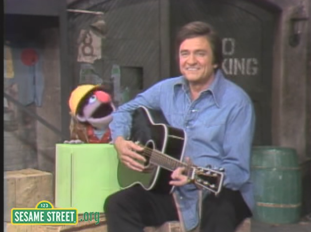 Remember When Johnny Cash Appeared on ‘Sesame Street?’