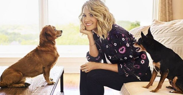 Carrie Underwood Loves The Sound of Her Dogs Snoring
