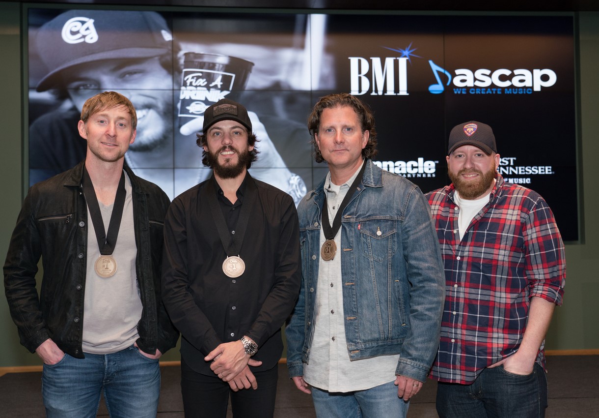 Chris Janson Expresses Gratitude For His Team During Second No. 1 Party