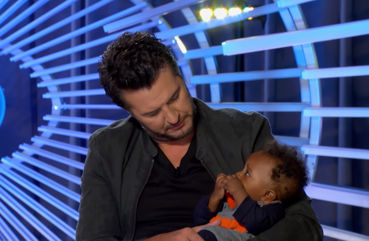 Luke Bryan Snuggles Adorable Baby During ‘American Idol’ Audition