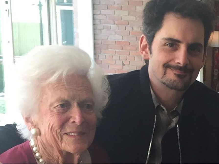 Brad Paisley Pays Tribute to Barbara Bush for ‘Wisdom, Guidance and Love’