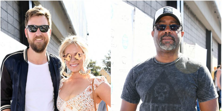 Darius Rucker, Charles Kelley Chip Away for a Good Cause at ACM Topgolf Tee-Off
