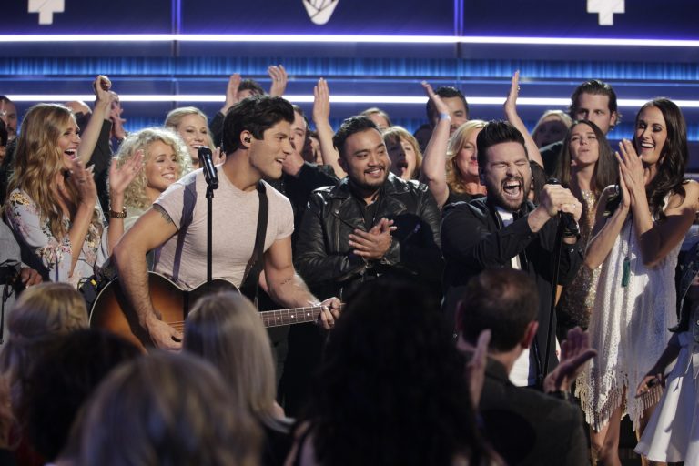 Cam Explains Why She Was In the Pit With Dan + Shay During ACMs Performance