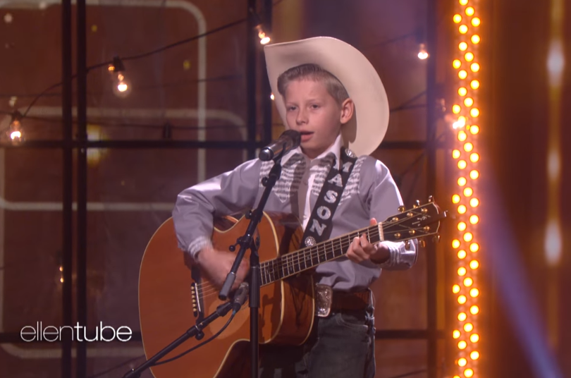 Kid Yodeler Catches the Attention of Ellen and Kacey Musgraves
