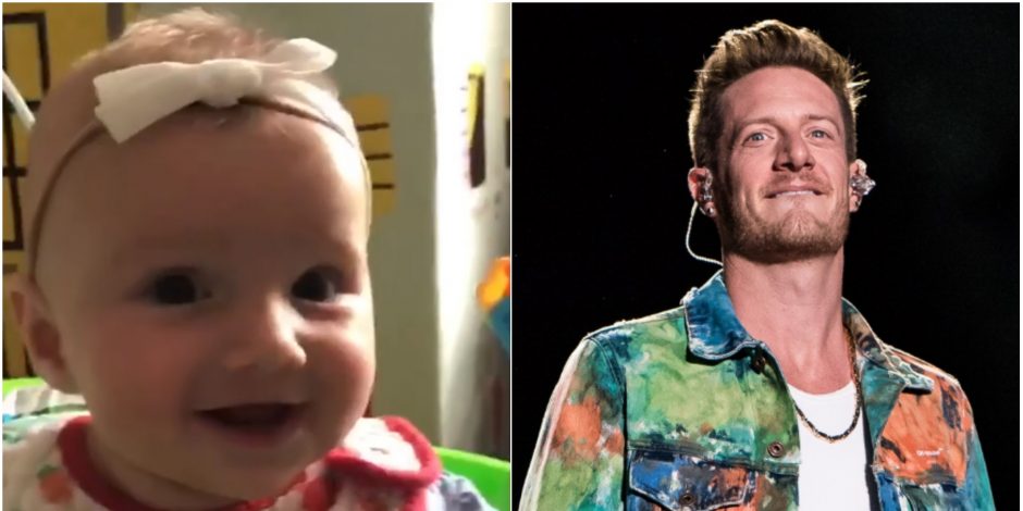 Tyler Hubbard’s Daughter Giggles Over Doggy Playtime