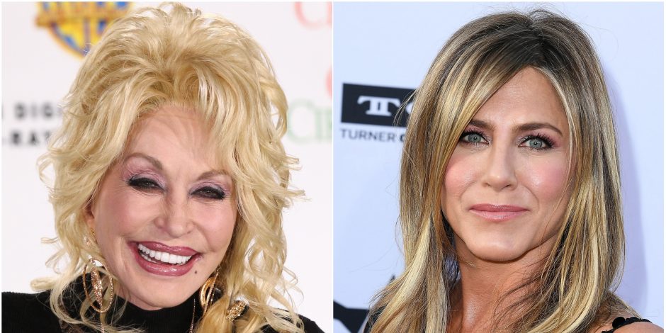 Dolly Parton Cried During a Movie Screening with Jennifer Aniston