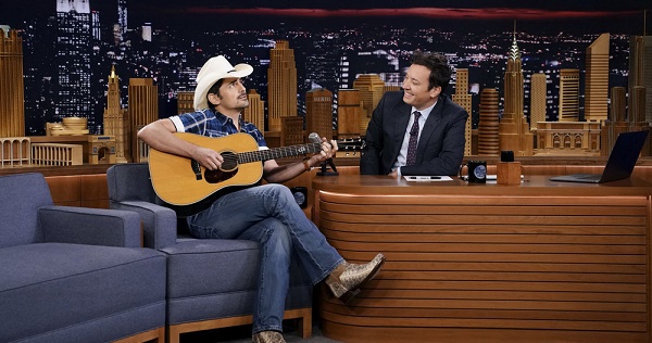 Brad Paisley Shares Hilarious Unreleased Song, ‘First Cousins,’ on ‘The Tonight Show’