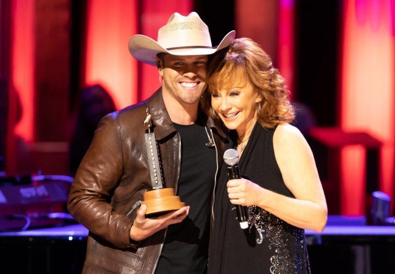 Dustin Lynch Inducted into Grand Ole Opry by Reba McEntire