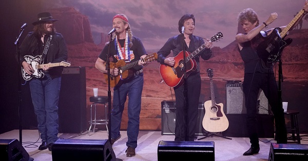 Jimmy Fallon, Ethan Hawke Channel The Highwaymen for 'On the Road Again ...