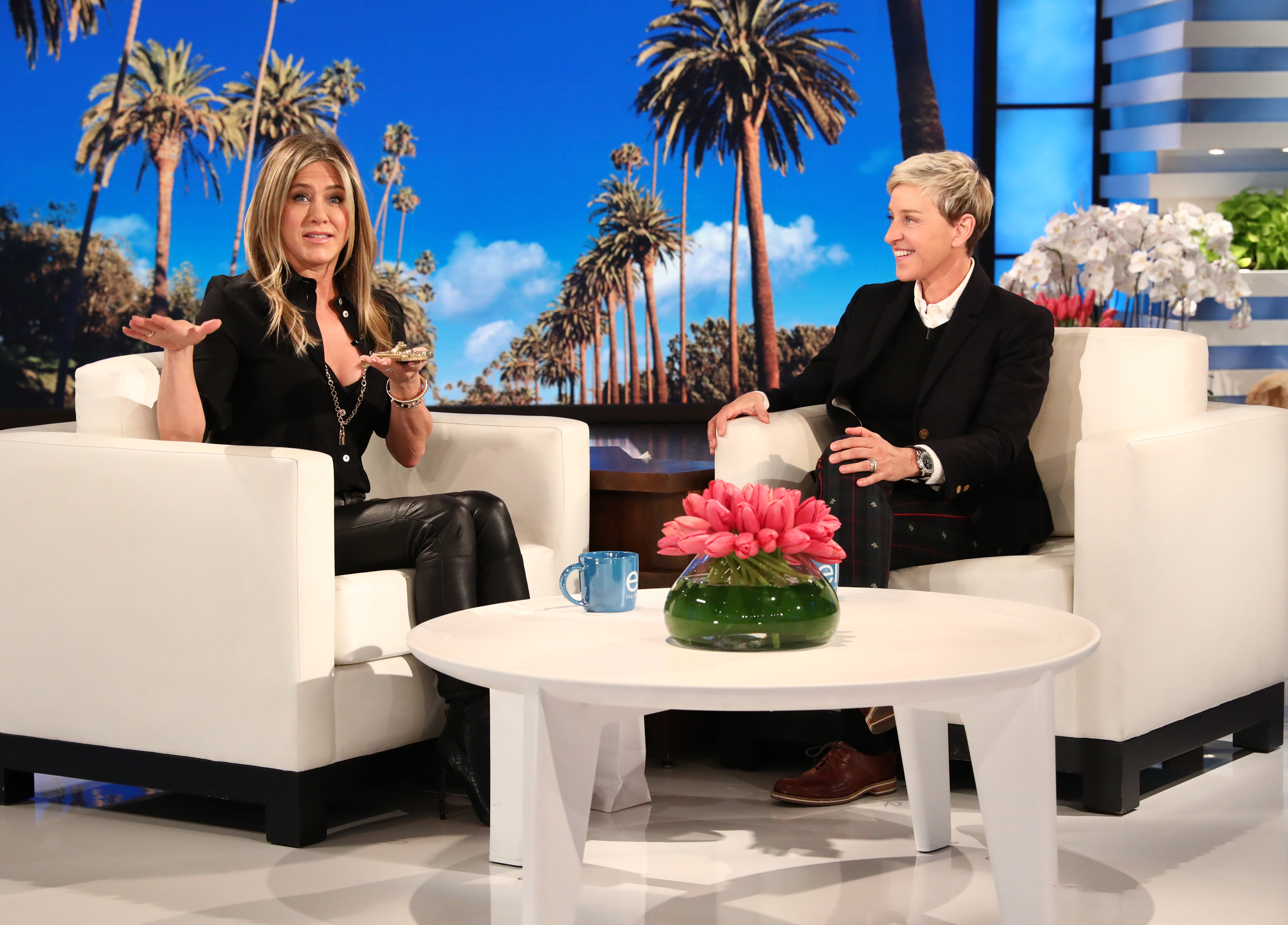 Jennifer Aniston and Ellen DeGeneres Dolly parton