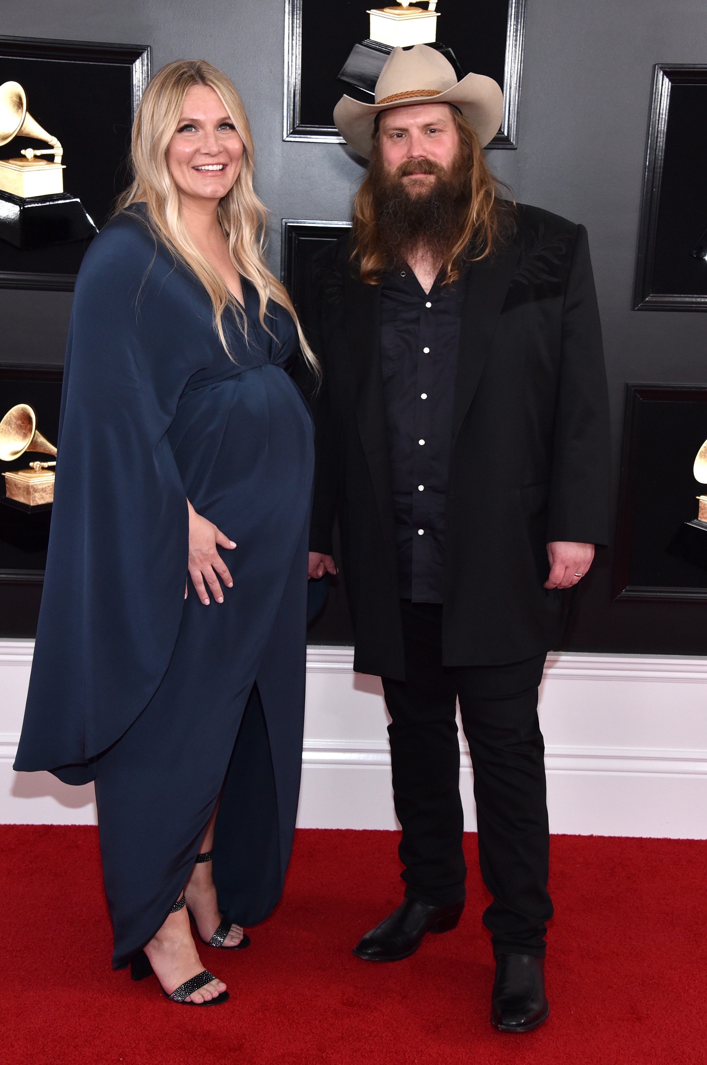 LOS ANGELES, CA - FEBRUARY 10: Morgane Stapleton (L) and Chris Stapleton attend the 61st Annual GRAMMY Awards at Staples Center on February 10, 2019 in Los Angeles, California. (Photo by John Shearer/Getty Images for The Recording Academy)
