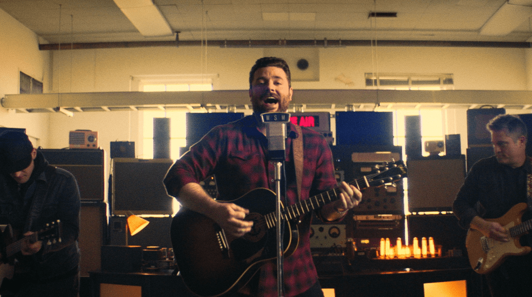 Chris Young Storms a Famous Radio Studio in ‘Raised On Country’ Video