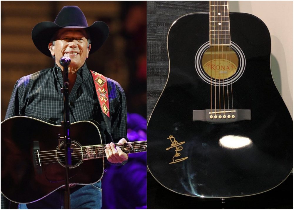 Enter for a Chance to WIN A Guitar Autographed by George Strait