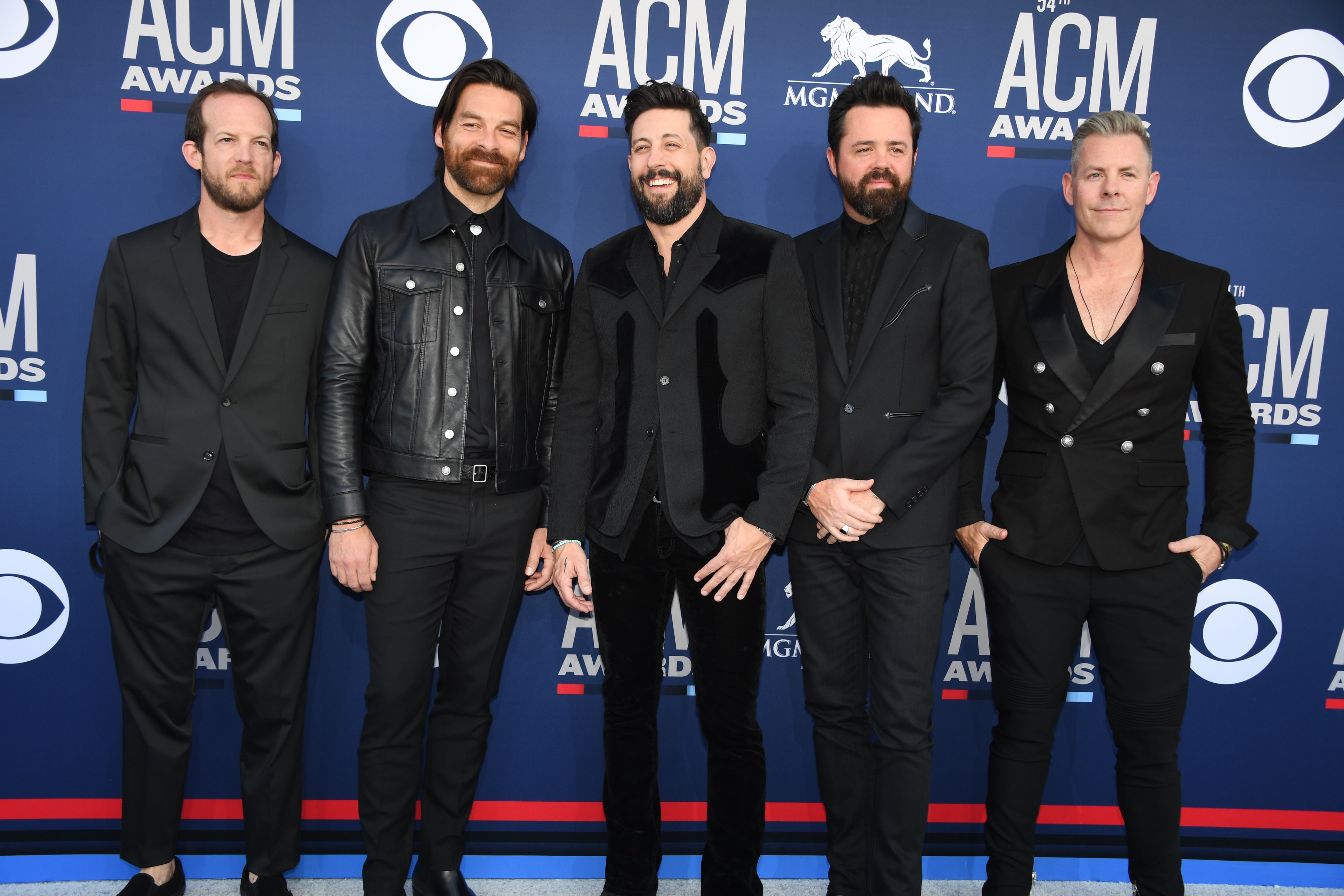 ACM Awards Old Dominion arrives for the 54th Academy of Country Music Awards on April 7, 2019 in Las Vegas, Nevada. (Photo by Robyn Beck / AFP) (Photo credit should read ROBYN BECK/AFP/Getty Images)