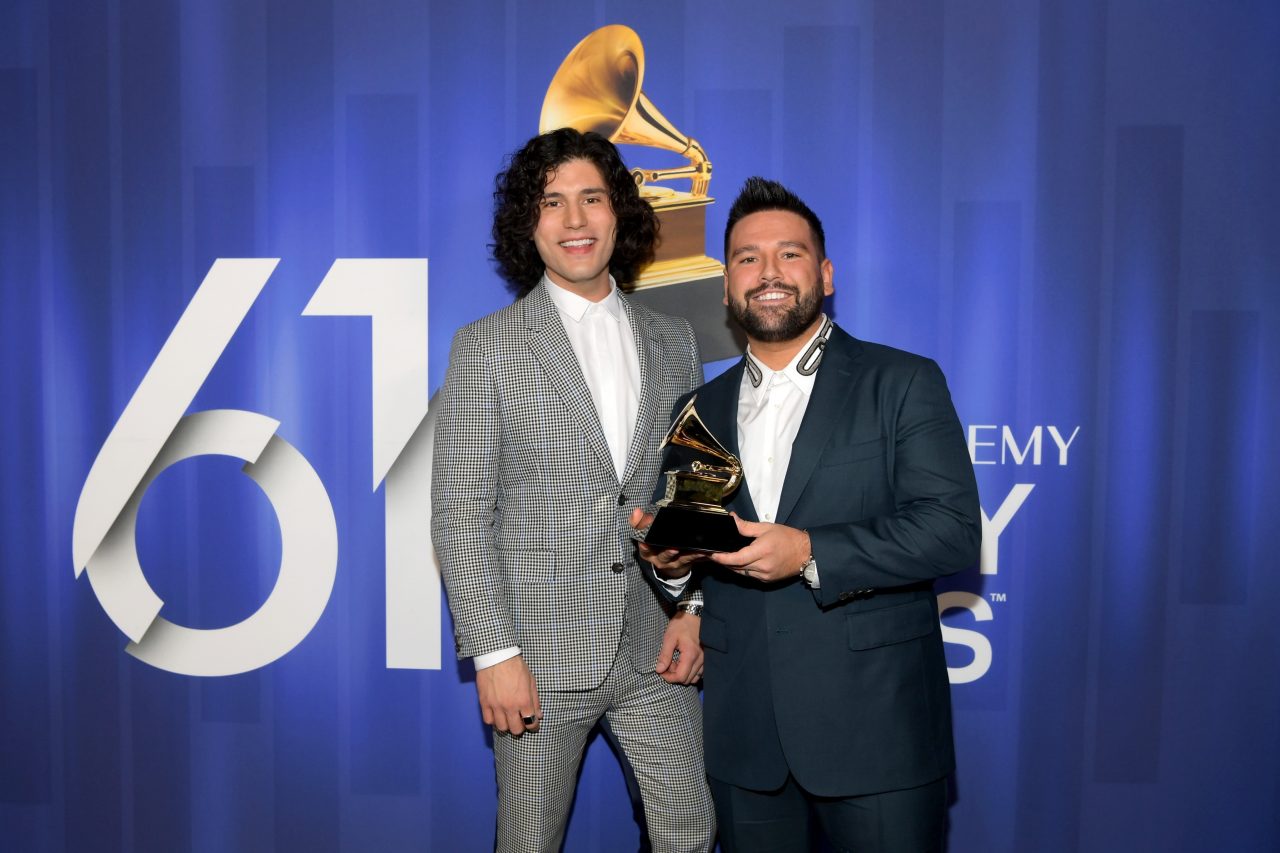 Dan + Shay (Finally) Receive Their Actual Grammy Trophies