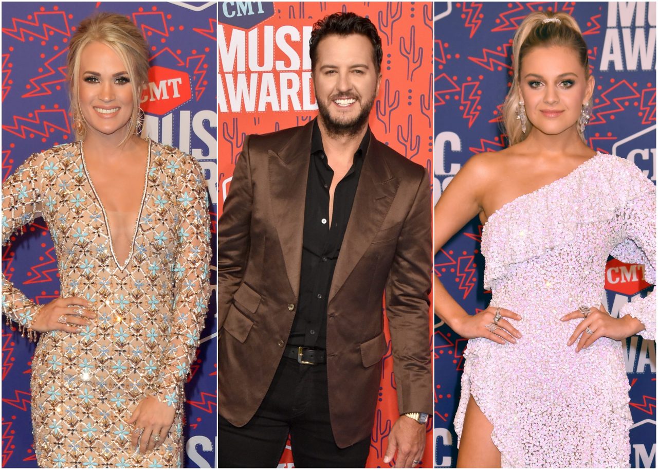 Carrie Underwood, Maren Morris, Luke Bryan + More Stun on 2019 CMT Awards Red Carpet