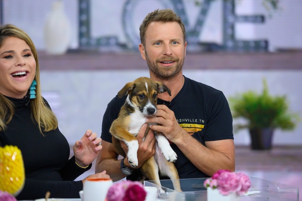 Dierks Bentley Adopts Puppy While Live on TODAY Show