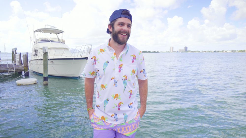 Thomas Rhett and Chubbies Throw It Back to the 90s With the ‘Rhettro Collection’