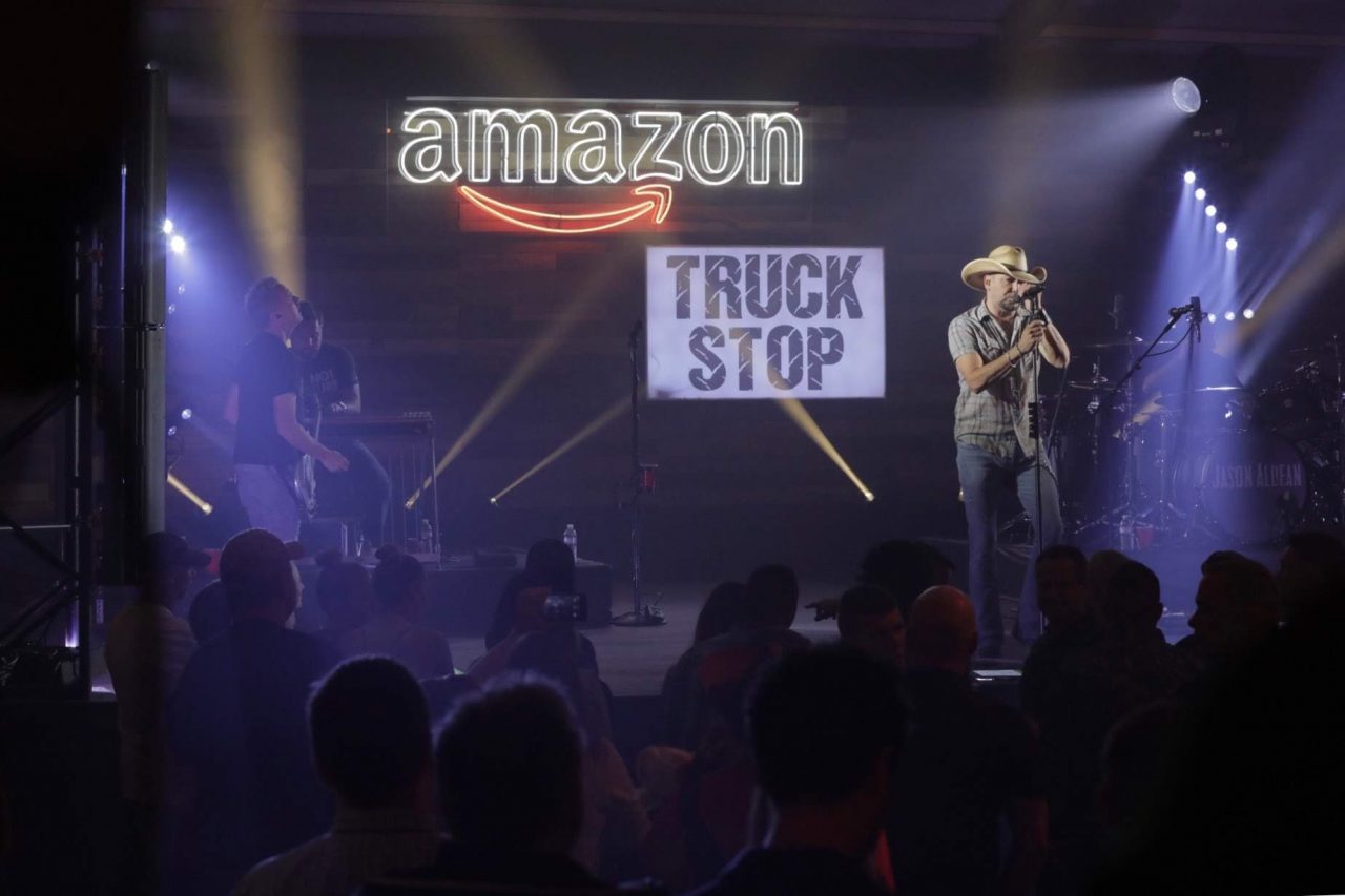 Jason Aldean Headlines Nashville’s Amazon Truck Stop