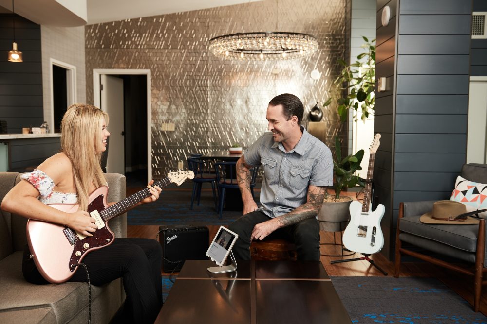 Hutton Hotel and Fender Guitars Team Up to Help Guests Learn to Play
