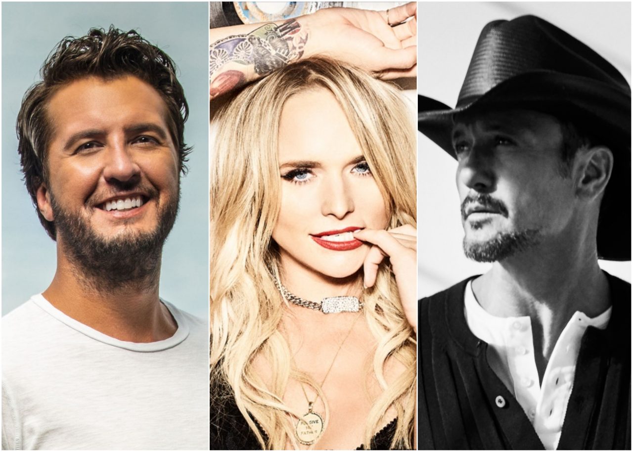 Luke Bryan, Miranda Lambert and Tim McGraw Tapped for 2020 Tortuga Music Festival