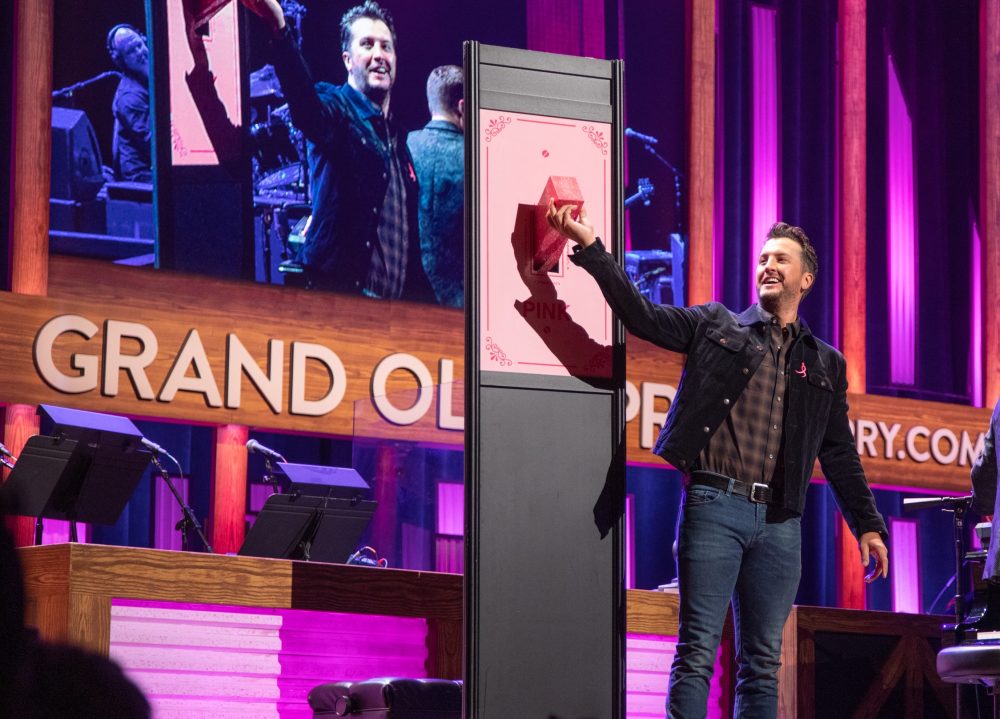 Luke Bryan Flips Switch for 11th Annual Opry Goes Pink
