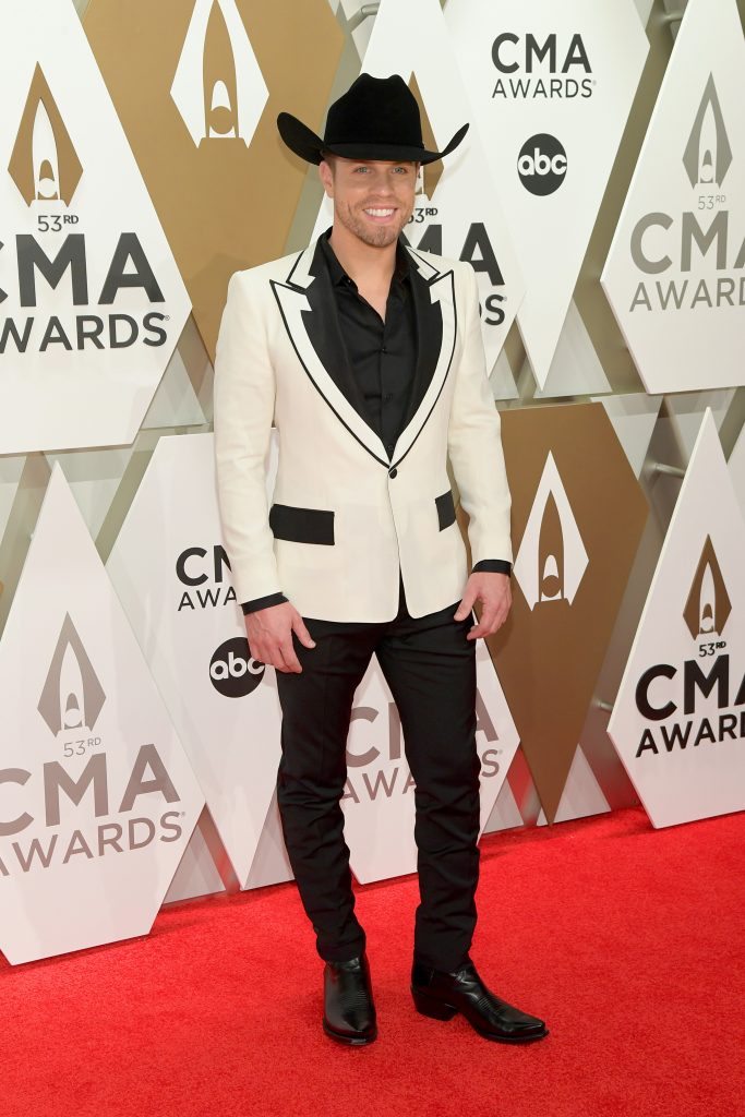 NASHVILLE, TENNESSEE - NOVEMBER 13: Dustin Lynch attends the 53rd annual CMA Awards at the Music City Center on November 13, 2019 in Nashville, Tennessee. (Photo by Jason Kempin/Getty Images)
