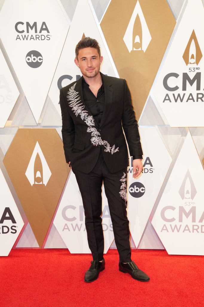 Michael Ray on the Red Carpet at “The 53rdAnnual CMA Awards,” on Wednesday, November 13, 2019 at Bridgestone Arena in Downtown Nashville. Photo courtesy of CMA