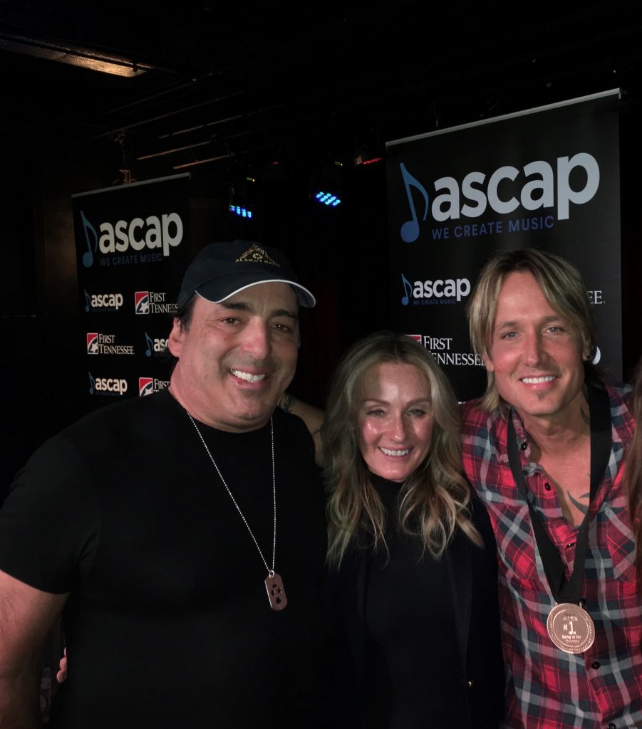 L-R: Chris Lord-Alge, Missi Gallimore, Keith Urban; Photo courtesy of Missi Gallimore
