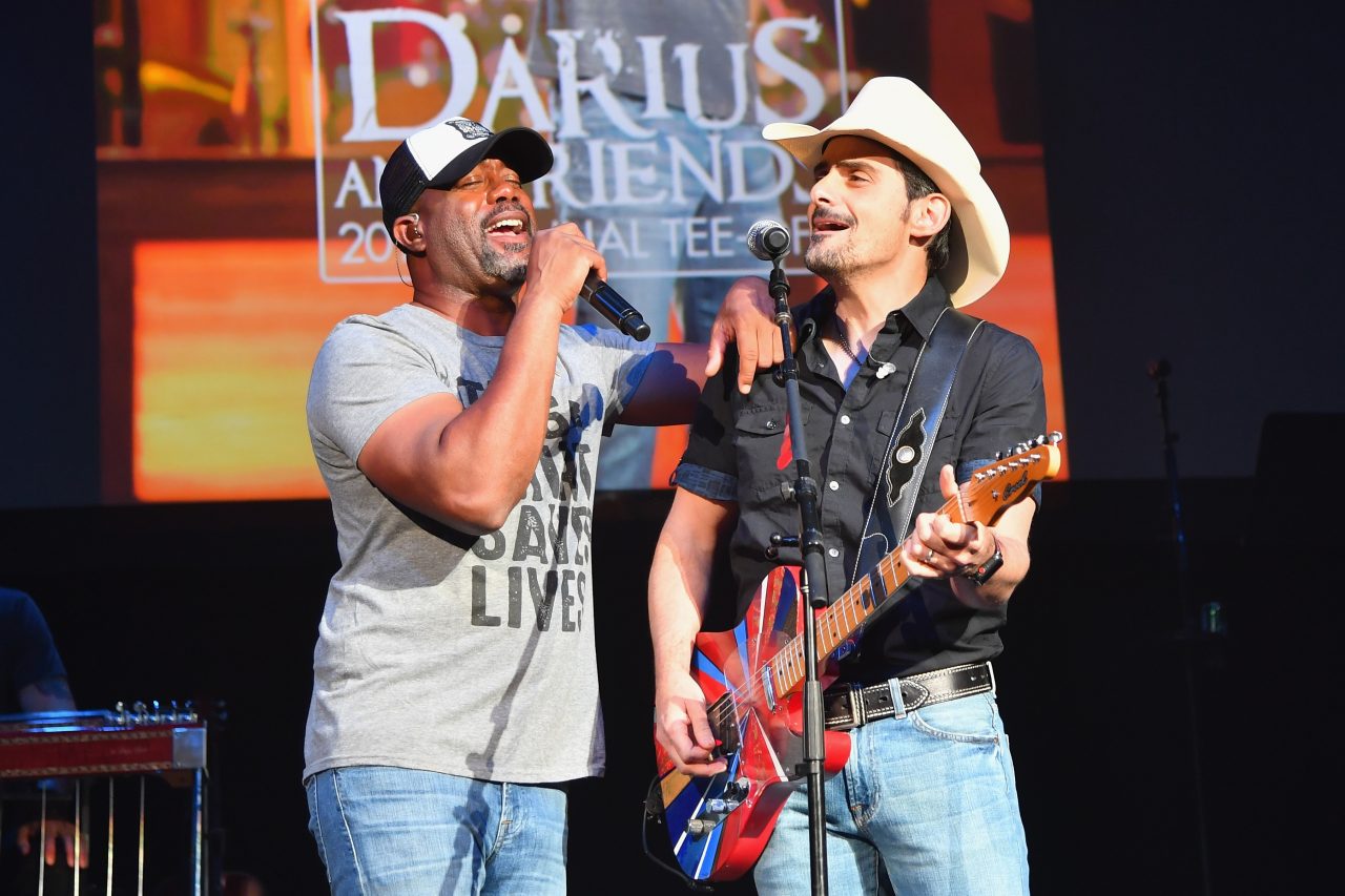 Brad Paisley, Tim McGraw, Darius Rucker and Jimmie Allen Have ‘Family Tradition’ Jam