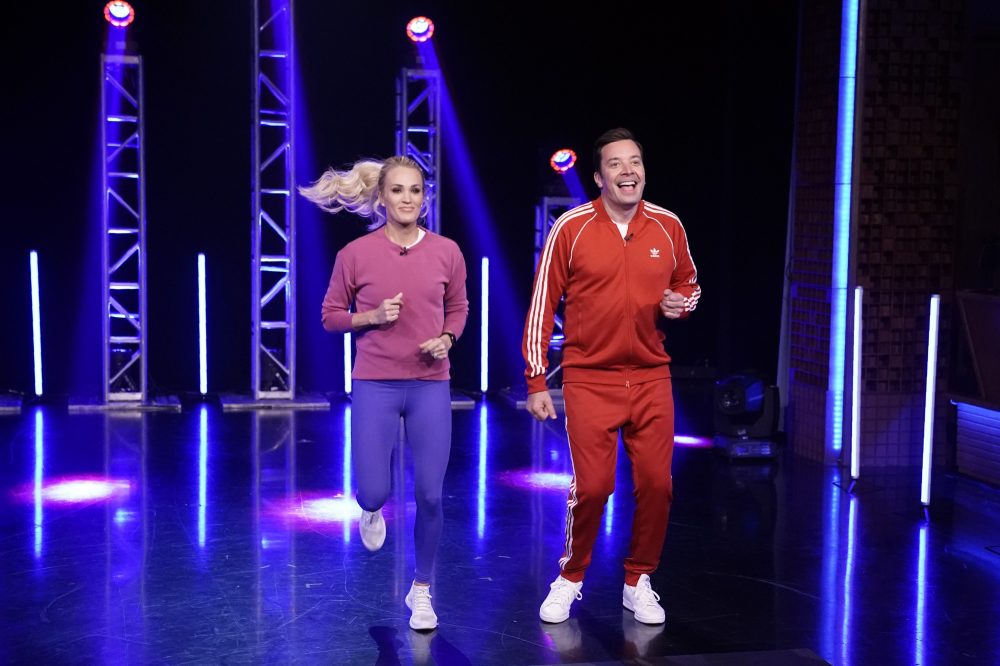 Carrie Underwood and Jimmy Fallon Break a Sweat on ‘The Tonight Show’