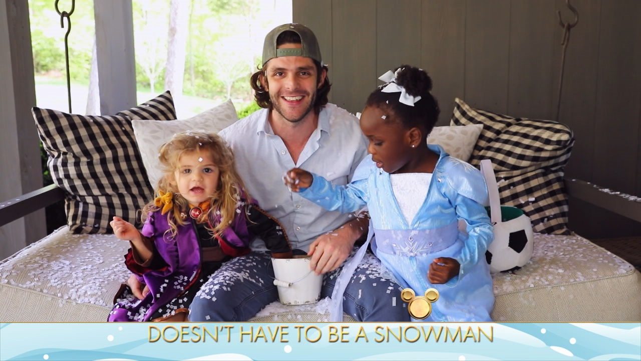Thomas Rhett And Daughters Ask Age-Old Question – ‘Do You Wanna Build a Snowman?’