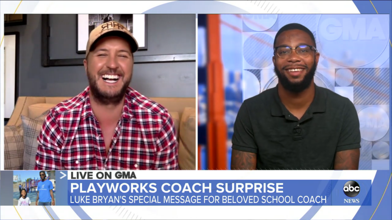 Luke Bryan Surprises California Elementary Coach on ‘Good Morning America’