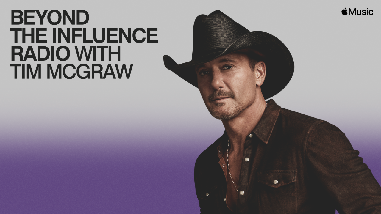 Tim McGraw Announces Beyond The Influence Radio Show