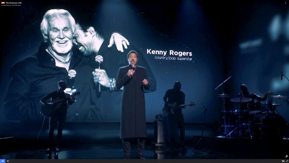 Lionel Richie Honors Kenny Rogers at the 2021 GRAMMYs