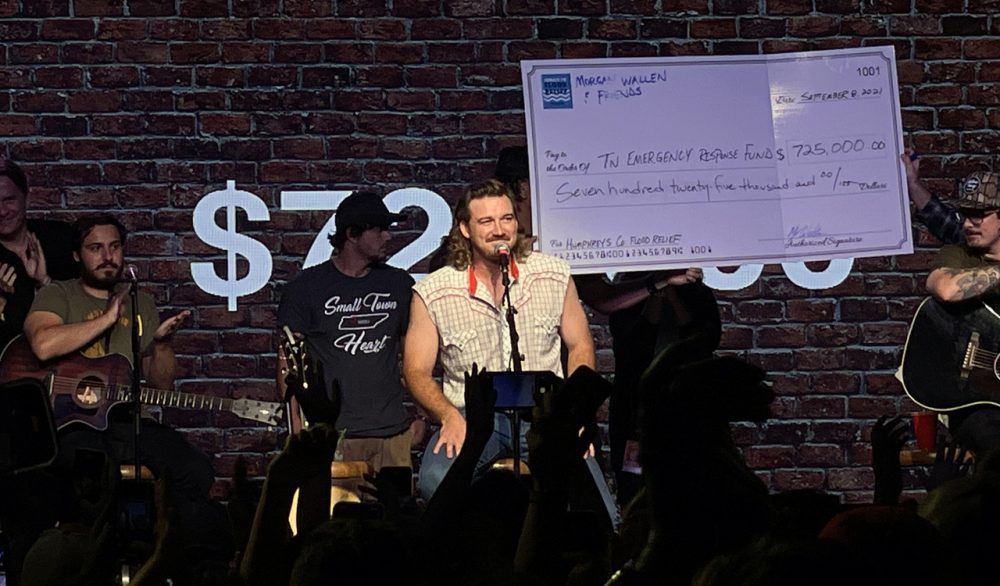 Morgan Wallen Raises $725k for Flood Victims in Return to Stage