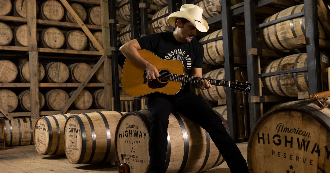 Brad Paisley Launches Tour-Aged Bourbon Brand, American Highway
