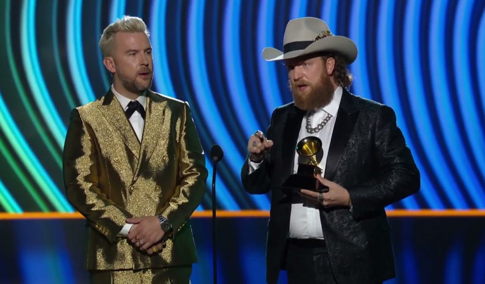 Brothers Osborne Accept Emotional Win at 2022 Grammy Awards
